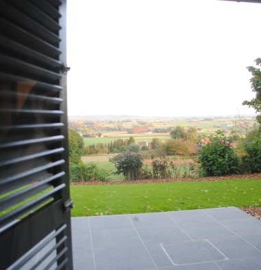 vakantiehuis vlaamse ardennen terraszich van binnen